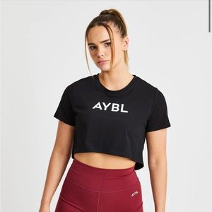 AYBL black crop top NWOT